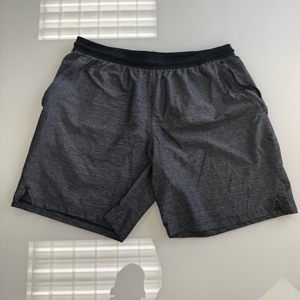 Adidas Black Athletic Shorts Lightweight Breathable